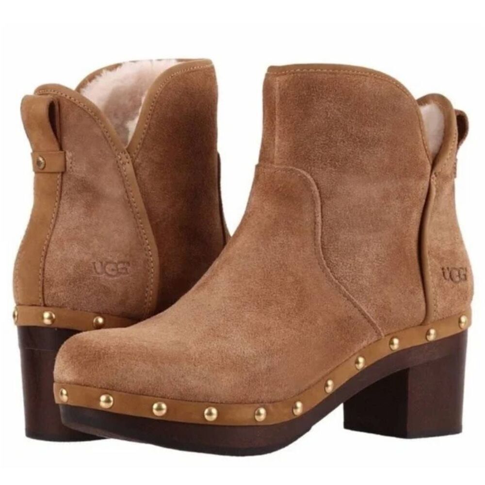 UGG Cam II Heeled Ankle Boot Size 7